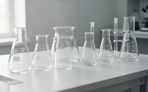 Laborausstattung mit Glasgefäßen in einer klinischen Umgebung - Foto: über boerse-global.de