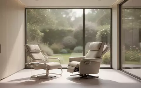 Ein heller, minimalistischer Beobachtungsraum in einer Klinik mit bequemen Sesseln und Blick in einen ruhigen Garten. - Foto: über boerse-global.de