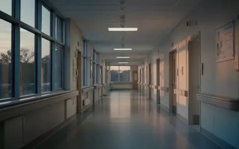 Ein heller, menschenleerer Flur in einer modernen Kinderklinik mit weichem Tageslichteinfall. - Foto: über boerse-global.de