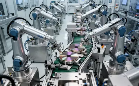 Moderne Reinraumumgebung in einer Halbleiterfertigungsanlage mit Präzisionsmaschinen und Industriekomponenten. - Foto: über boerse-global.de