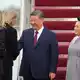 Xi Jinping ist zu seinem Besuch in Washington eingetroffen. - Bild: Alex Brandon/AP/dpa