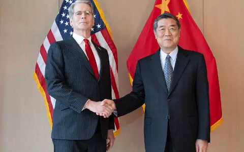 Bessent gibt Aufschub für Zölle gegen China bekannt. (Archivbild) - Foto: Bai Xueqi/XinHua/dpa