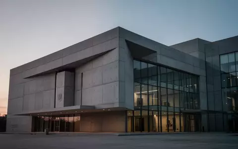Moderne Fassade eines Regierungsgebäudes in der Abenddämmerung. - Foto: über boerse-global.de