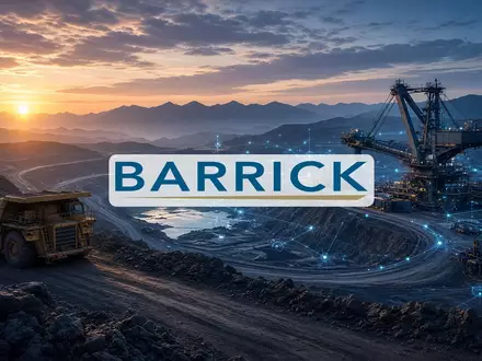 Moderne, technologisch fortschrittliche Bergbauanlage bei Sonnenaufgang als Symbol für digitale Effizienz. - Foto: über boerse-global.de