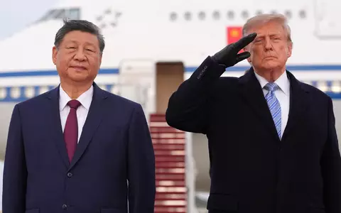 Trump empfängt Xi zum Staatsbesuch. - Foto: Alex Brandon/AP/dpa