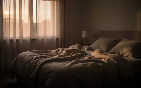 Ein ruhiges, in sanftes Morgenlicht getauchtes Schlafzimmer bei Tagesanbruch, das eine Atmosphäre der Stille vermittelt. - Foto: über boerse-global.de