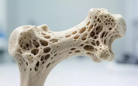 Detailaufnahme einer Knochenstruktur zur Veranschaulichung der Knochendichte und -gesundheit. - Foto: über boerse-global.de