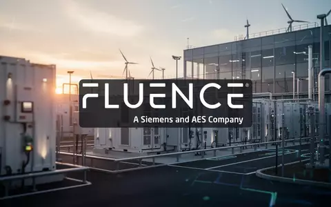 Moderne industrielle Energiespeicheranlagen in einer weitläufigen Anlage bei Sonnenaufgang. - Foto: über boerse-global.de