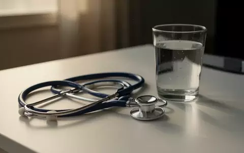 Symbolbild: Stethoskop neben einem Glas Wasser - Foto: über boerse-global.de