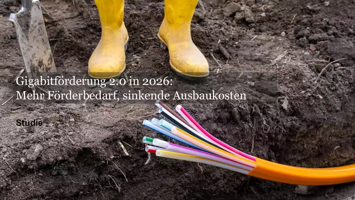 Glasfaserförderung 2026: Förderbedarf steigt auf bis zu 20 Mrd. Euro - Bild: presseportal.de