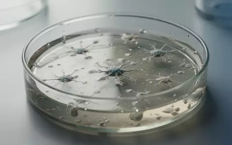 Nahaufnahme einer Laborschale mit biologischen Zellkulturen unter sterilen Bedingungen in einem Forschungslabor. - Foto: über boerse-global.de