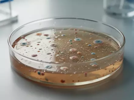 Eine Petrischale mit einem Nährboden in einer klinischen Laborumgebung. - Foto: über boerse-global.de
