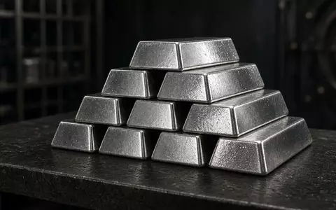 Ein Stapel glänzender Silberbarren in einem Tresorraum bei natürlichem Lichteinfall. - Foto: über boerse-global.de