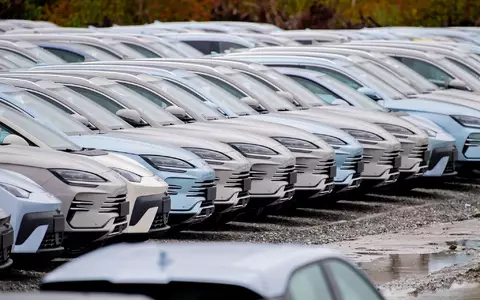 Elektrofahrzeuge von Byd stehen im Hafengebiet von Wilhelmshaven. Chinesische Hersteller drängen weiter auf den EU-Automarkt. (Archivbild) - Foto: Hauke-Christian Dittrich/dpa