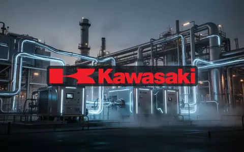 Futuristische Wasserstoff-Industrieanlage mit leuchtenden Energieleitungen in einer atmosphärischen Umgebung. - Foto: über boerse-global.de