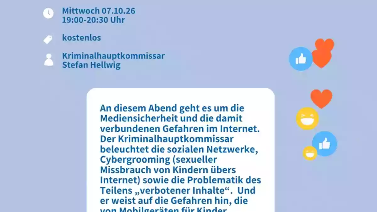 POL-KLE: Kreis Kleve - Umgang mit Social Media: Vortragsangebot von AWO und Polizei - Bild: presseportal.de