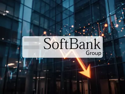 Abstrakte Darstellung einer volatilen Finanzmarktsituation mit fallenden Kurstendenzen und technologischem Hintergrund. - Foto: über boerse-global.de