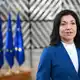 Katherina Reiche wirbt für «Made with Europe».  - Bild: Jennifer Brückner/dpa