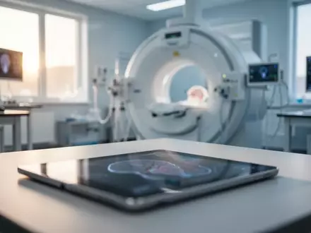 Modernes medizinisches Forschungslabor mit unscharfen High-Tech-Geräten zur neurologischen Untersuchung - Foto: über boerse-global.de