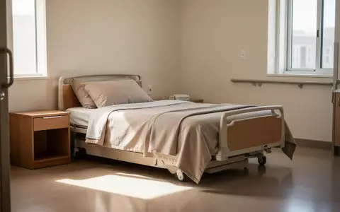Ein helles, aufgeräumtes Zimmer in einer Pflegeeinrichtung mit schlichter Einrichtung und natürlichem Licht. - Foto: über boerse-global.de