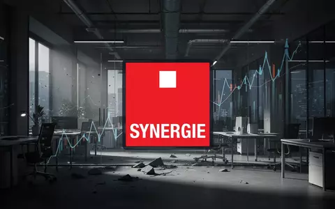 Abstrakte Darstellung einer sinkenden Unternehmensmarge in einem modernen, professionellen Geschäftsumfeld. - Foto: über boerse-global.de
