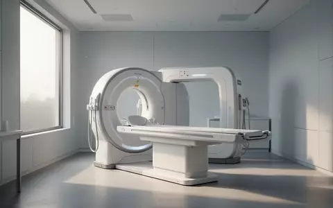 Ein heller, moderner Untersuchungsraum mit medizinischem Diagnosegerät in einer klinischen Umgebung. - Foto: über boerse-global.de