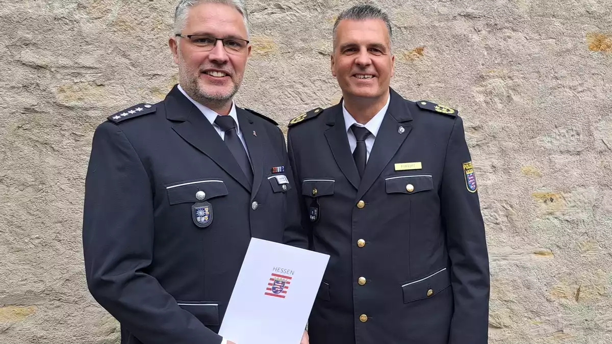 POL-DA: Heppenheim: Polizeihauptkommissar André Förster ist neuer Leiter der Polizeistation Heppenheim - Bild: presseportal.de