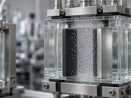 Experimentelle Wasserstoff-Elektrolyse-Reaktoren in einem modernen Labor. - Foto: über boerse-global.de