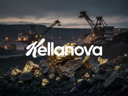 Abstrakte, stimmungsvolle Darstellung einer Bergbaulandschaft zur Dämmerung als Symbol für die Edelmetallindustrie. - Foto: über boerse-global.de