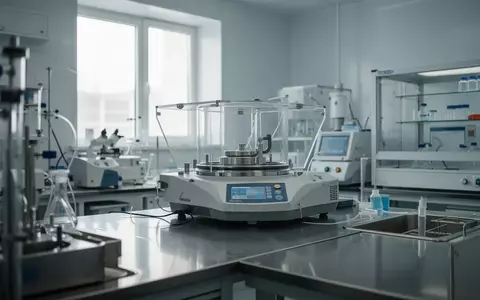Ein modernes, steriles medizinisches Forschungslabor mit gläsernen Laborgeräten und Edelstahloberflächen bei natürlichem Licht. - Foto: über boerse-global.de