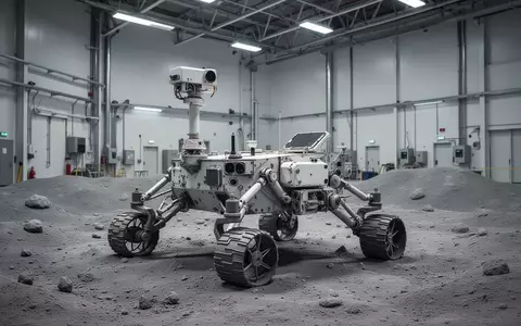Ein hochmoderner Mond-Rover-Prototyp in einer industriellen Testumgebung. - Foto: über boerse-global.de