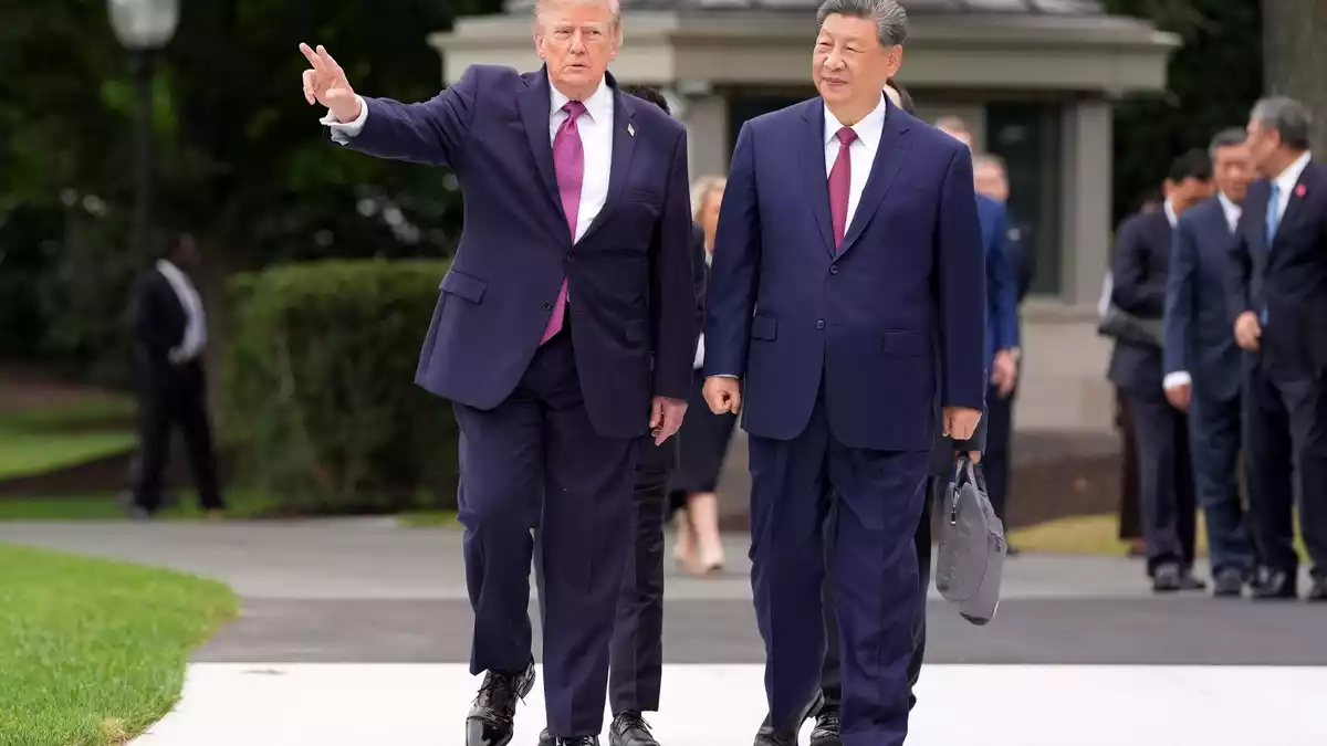 Kein TV: Der Besuch Xi's in Washington läuft anders ab als frühere Treffen. - Bild: Alex Brandon/AP/dpa