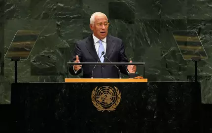 «Drohungen und Angriffe gegen den Internationalen Strafgerichtshof, seine Verantwortlichen und seine Beschäftigten sind inakzeptabel»: EU-Ratspräsident António Costa fand in New York deutliche Worte. - Foto: Seth Wenig/AP/dpa