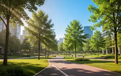 Ein sonnendurchfluteter, grüner Stadtpark, der Vitalität und eine nachhaltige Lebensumgebung symbolisiert. - Foto: über boerse-global.de