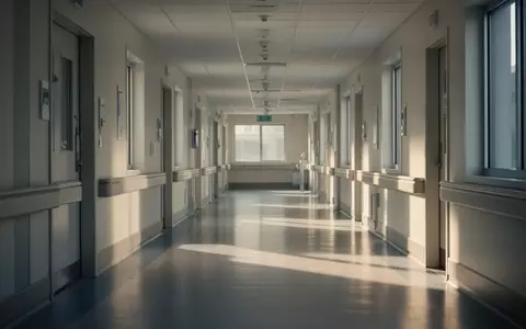 Ein heller, moderner Krankenhausflur mit einfallendem Tageslicht und klaren architektonischen Linien ohne sichtbare Personen. - Foto: über boerse-global.de