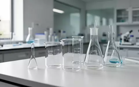 Leeres wissenschaftliches Laborzubehör auf einem sterilen Labortisch in einem Forschungszentrum. - Foto: über boerse-global.de
