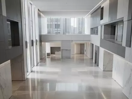 Ein minimalistisches, modernes Bankgebäude mit klaren architektonischen Linien und hellem, natürlichem Lichteinfall. - Foto: über boerse-global.de