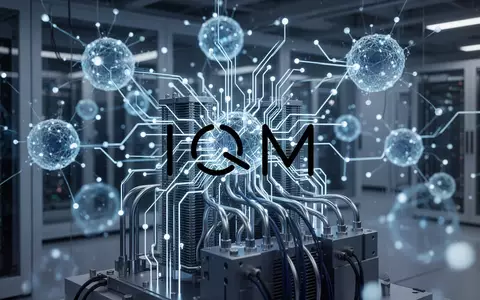 Abstrakte Darstellung eines Quantencomputer-Labors mit leuchtenden Schaltkreisen in einer technologischen Umgebung. - Foto: über boerse-global.de