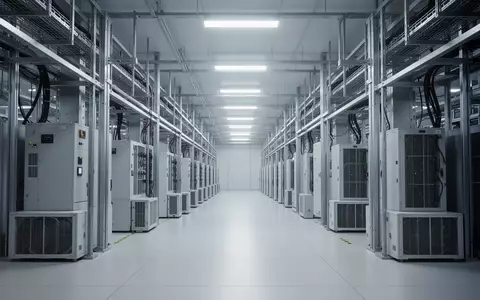 Industrielle Rechenzentrumsumgebung mit Fokus auf organisierter Infrastruktur und kühler, technischer Ästhetik. - Foto: über boerse-global.de