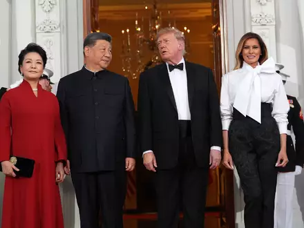Trump spricht von exzellenter Verbindung zu China.  - Foto: Alex Brandon/AP/dpa