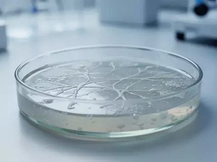 Eine Nahaufnahme einer sterilen Petrischale mit einem Agar-Nährboden in einem klinischen Labor. - Foto: über boerse-global.de