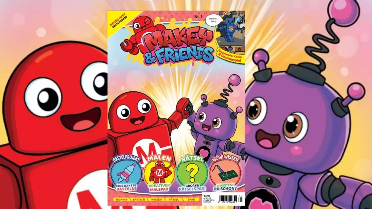 Makey & Friends am 25. September im Handel / Neues Magazin bringt Technik für junge Tüftler - Bild: presseportal.de