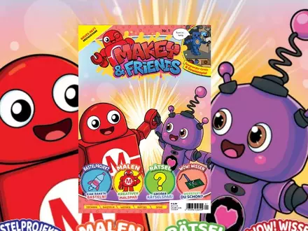 Makey & Friends am 25. September im Handel / Neues Magazin bringt Technik für junge Tüftler - Foto: presseportal.de