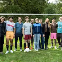 NDR dreht „Nordlichter-Komödie „War doch nur Spaß mit Katharina Stark, Nick Romeo Reimann, Peter Lohmeyer, Anja Kling und Pierre Littbarski - Foto: presseportal.de