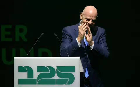 Der Druck auf FIFA-Boss Infantino wird hochgehalten. (Archivbild) - Foto: Hendrik Schmidt/dpa
