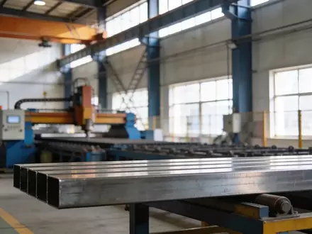 Moderne Industrieanlage zur Metallverarbeitung in einer ruhigen, hellen Arbeitsumgebung. - Foto: über boerse-global.de