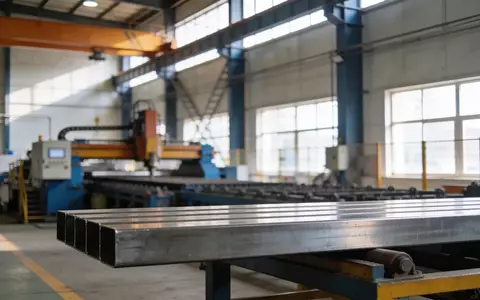 Moderne Industrieanlage zur Metallverarbeitung in einer ruhigen, hellen Arbeitsumgebung. - Foto: über boerse-global.de
