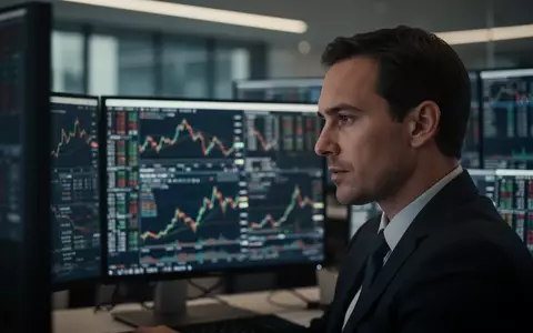Ein fokussierter Mitarbeiter vor einem Computerbildschirm in einem modernen Büro in gedimmtem Licht. - Foto: über boerse-global.de