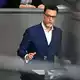 Robin Wagener ist Verteidigungspolitiker der Grünen-Bundestagsfraktion. (Archivfoto) - Bild: Elisa Schu/dpa