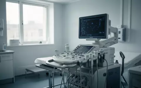 Modernes, steriles Untersuchungszimmer in einer medizinischen Praxis mit hochwertiger Ultraschalltechnik. - Foto: über boerse-global.de